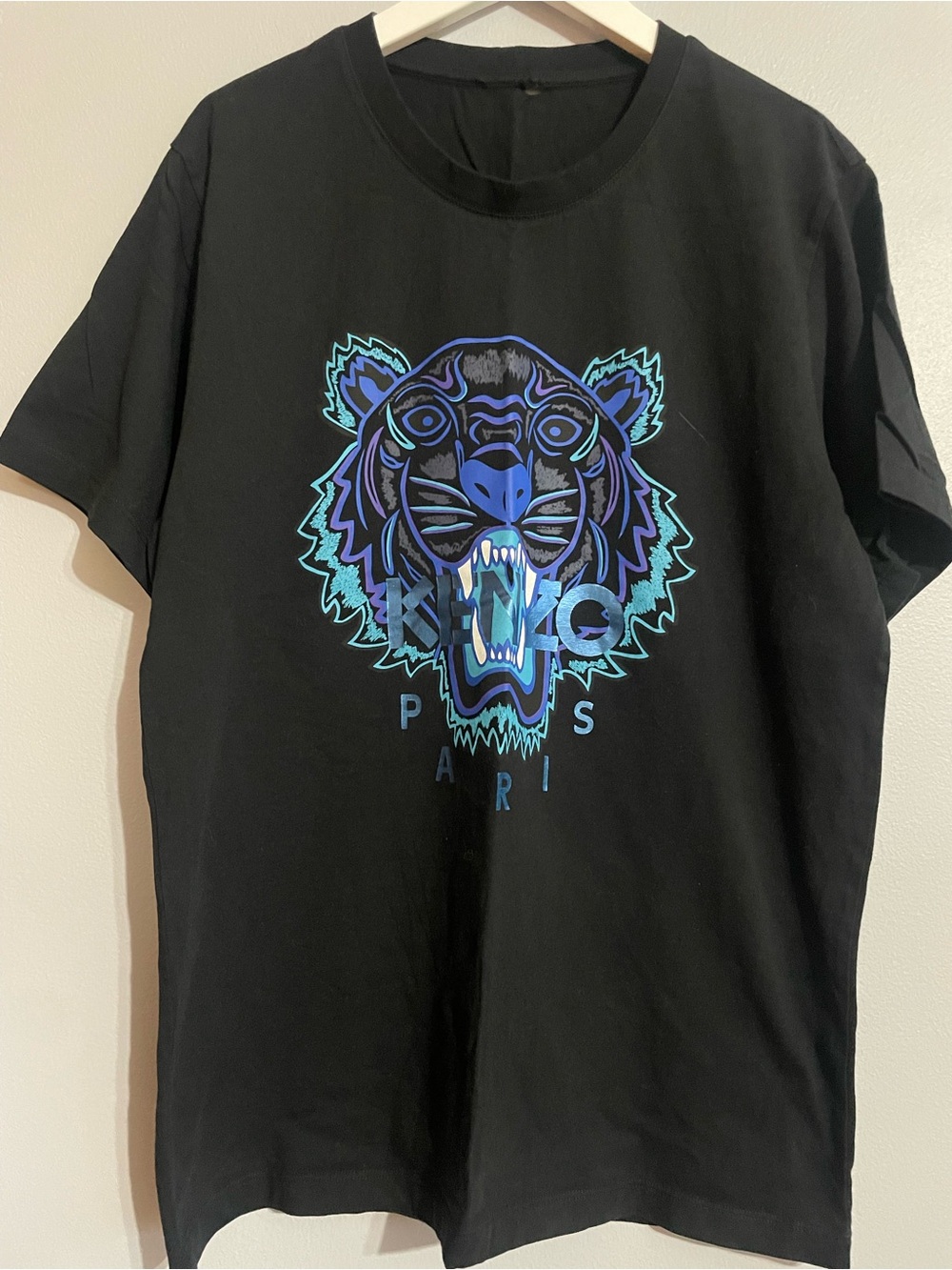 Kenzo Holiday Capsule Tiger with Blue & Teal Graphic